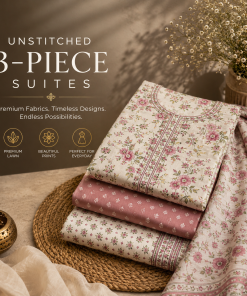 Unstitched 3piece suites