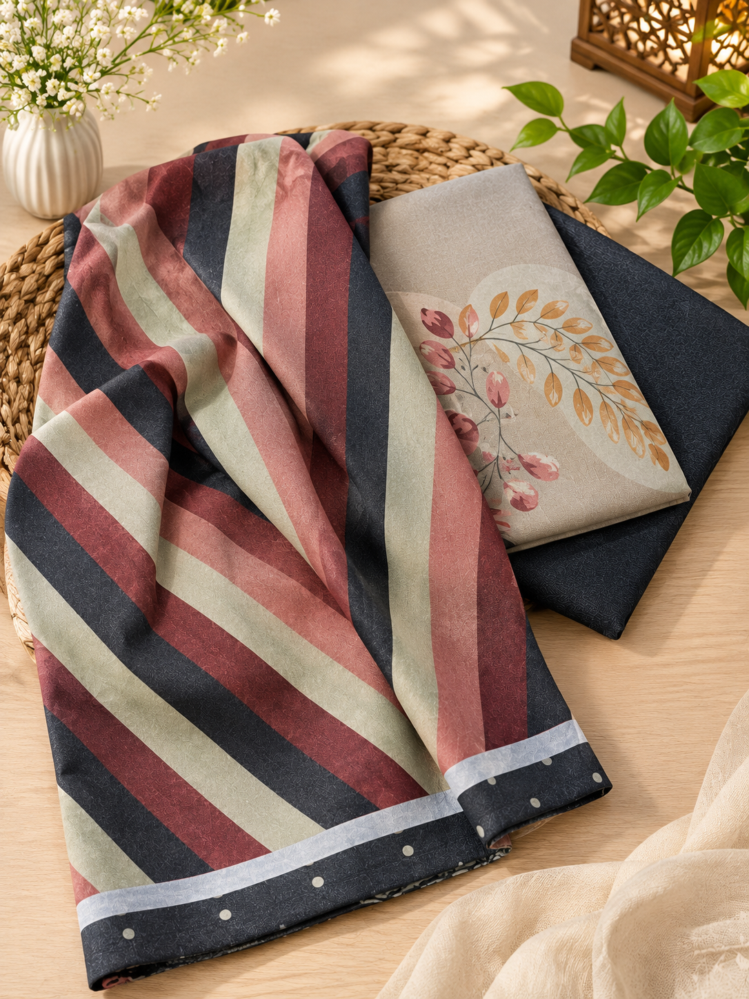saphire 3-piece khaddar - Image 2