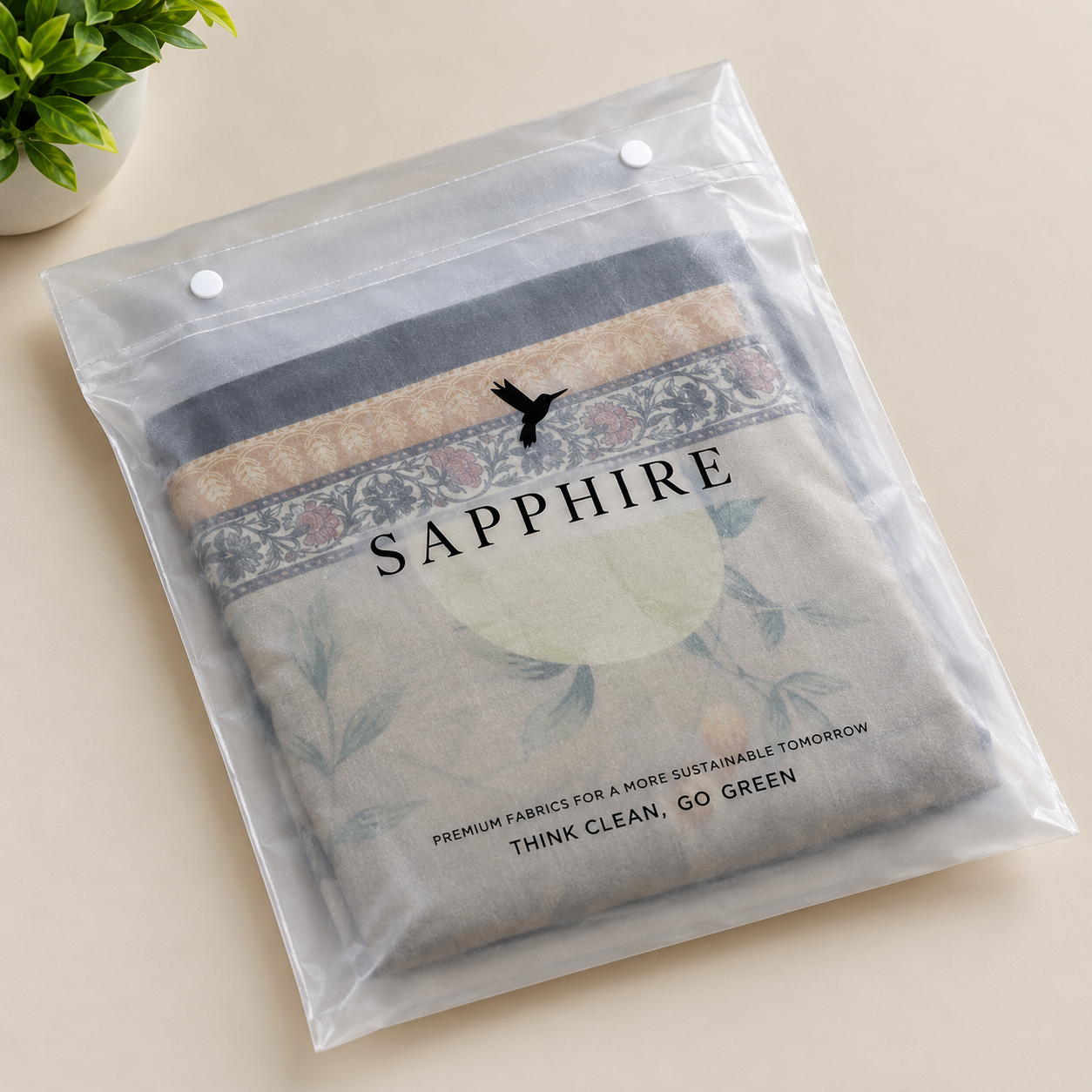 saphire 3-piece khaddar - Image 3